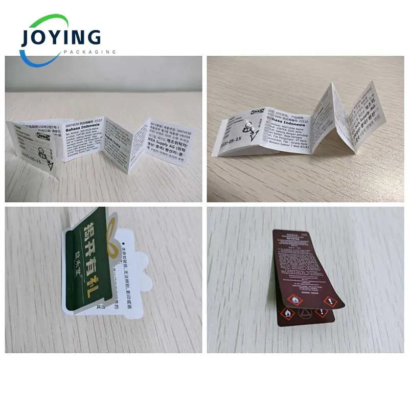Những lợi thế của nhãn dán hướng dẫn giấy